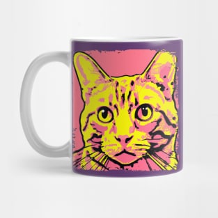 Domestic Shorthair Pop Art - Cat Lover Gift Mug